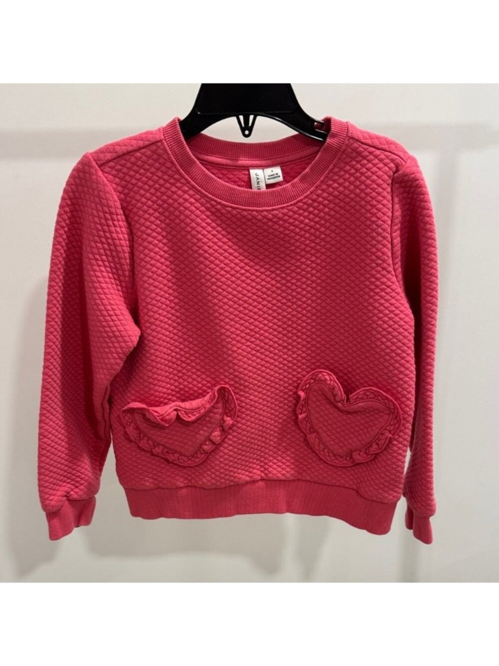 Janie and Jack Pink Textured Top